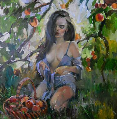 Original Impressionism Erotic Paintings by Dmytro Chaus