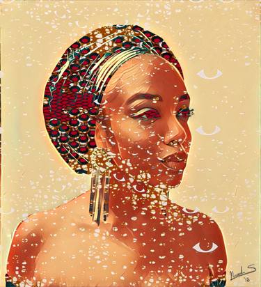 Saatchi Art Artist Somi Nwandu; Mixed Media, “Self Foreseen” #art