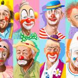 Clowns by George Rowbottom