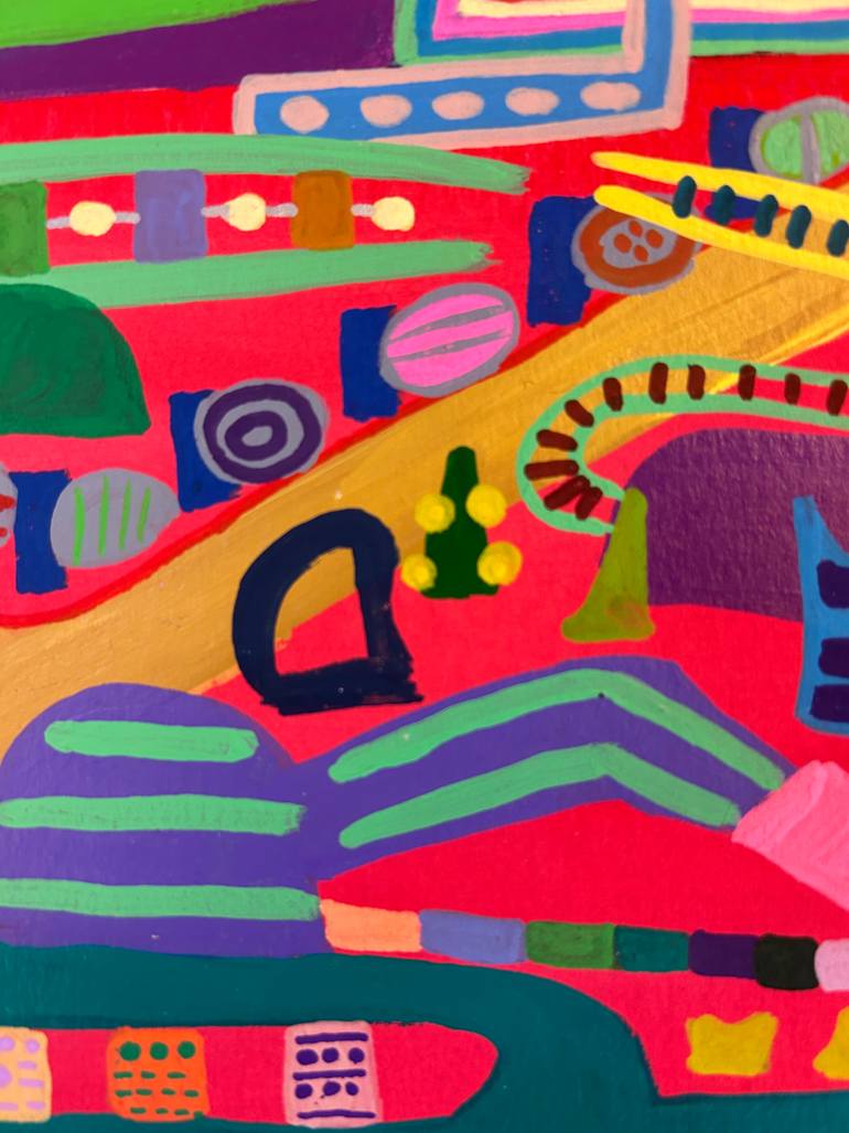 Original Illustration Abstract Painting by Carlos Cerrato