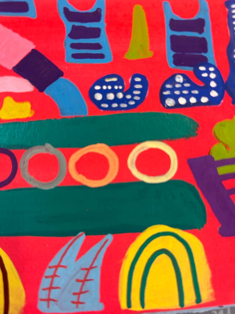 Original Illustration Abstract Painting by Carlos Cerrato