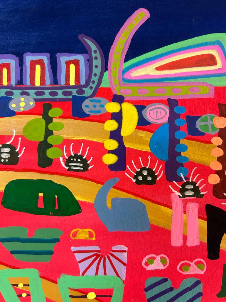 Original Illustration Abstract Painting by Carlos Cerrato