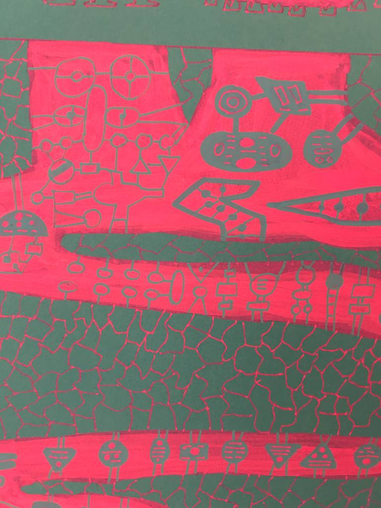 Original Contemporary Abstract Drawing by Carlos Cerrato