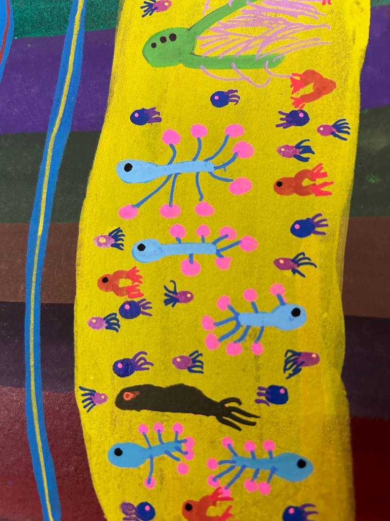 Original Illustration Abstract Painting by Carlos Cerrato