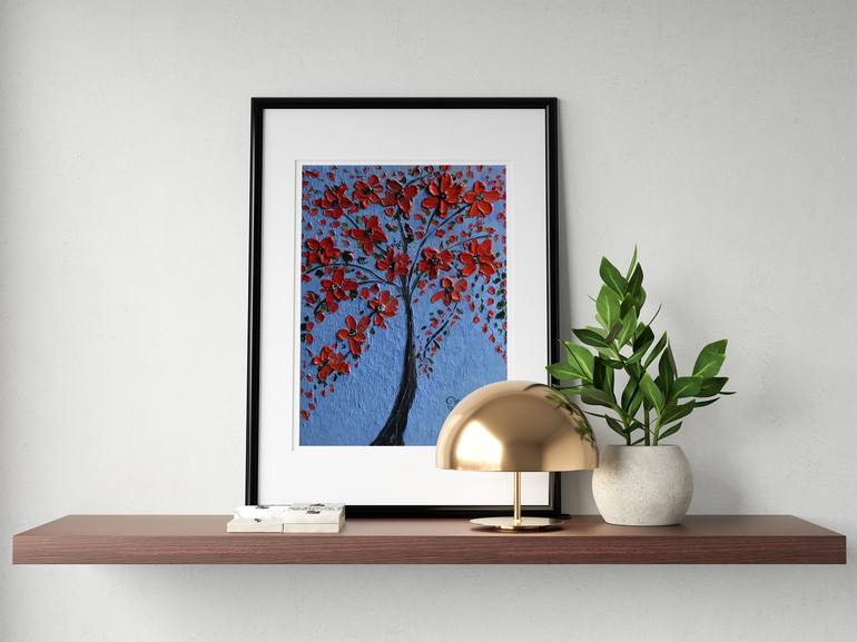 Original Impressionism Floral Painting by Luiza Kozich