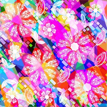 Flowers digital art thumb