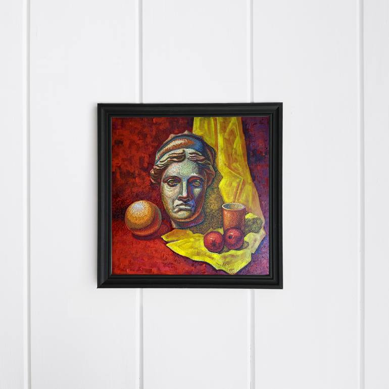 Original Modernism Still Life Painting by Pavel Lomaka