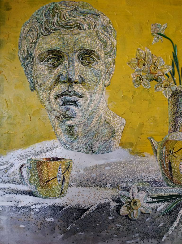 Original Modernism Still Life Painting by Pavel Lomaka