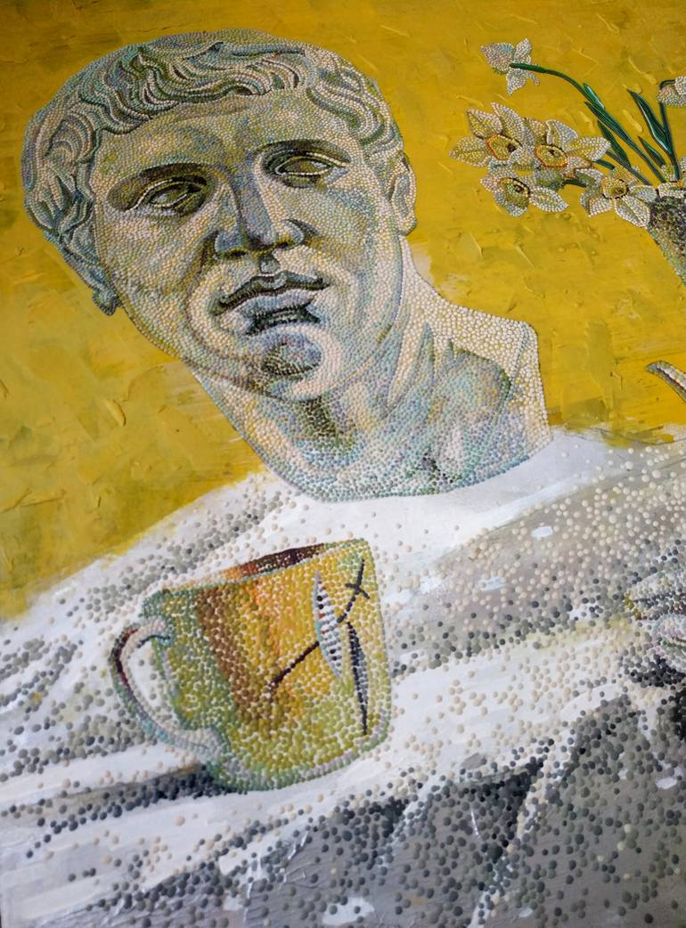 Original Modernism Still Life Painting by Pavel Lomaka