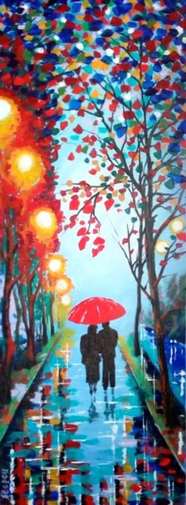 "A couple with umbrella" thumb