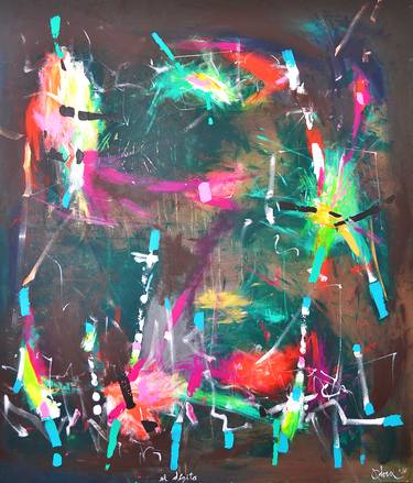 Original Abstract Expressionism Abstract Paintings by Juan Baeza
