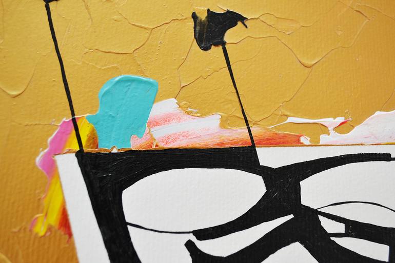 Original Abstract Expressionism Abstract Painting by Juan Baeza