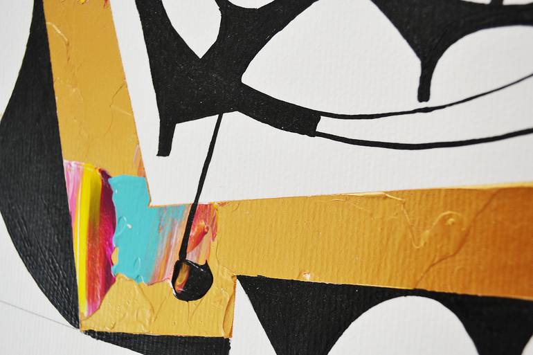 Original Abstract Expressionism Abstract Painting by Juan Baeza