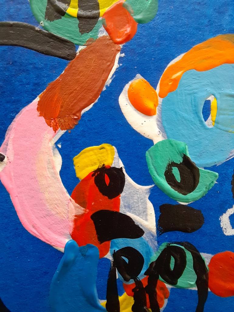 Original Abstract Expressionism Abstract Painting by Juan Baeza