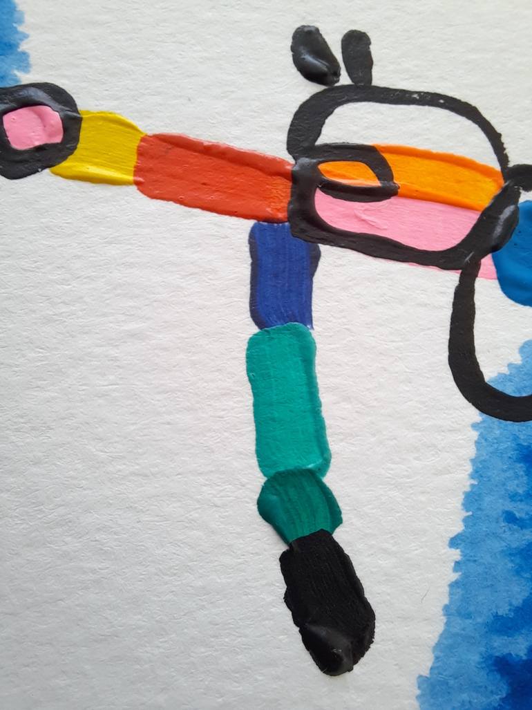 Original Abstract Expressionism Abstract Painting by Juan Baeza