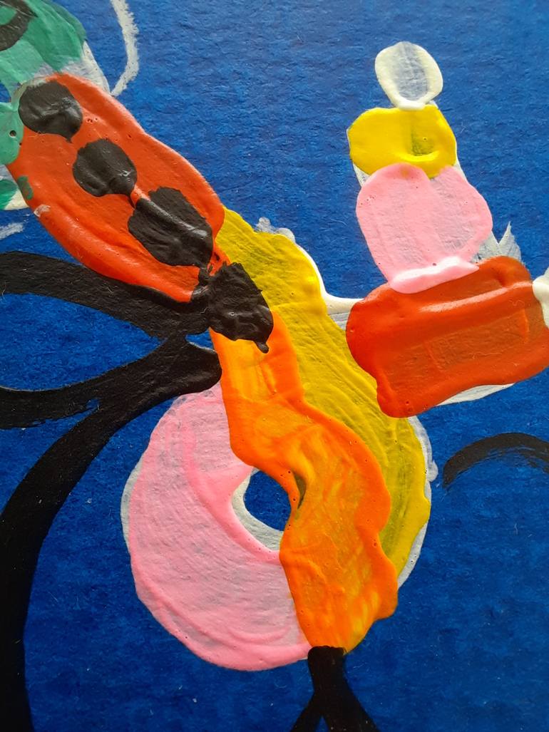 Original Abstract Expressionism Abstract Painting by Juan Baeza