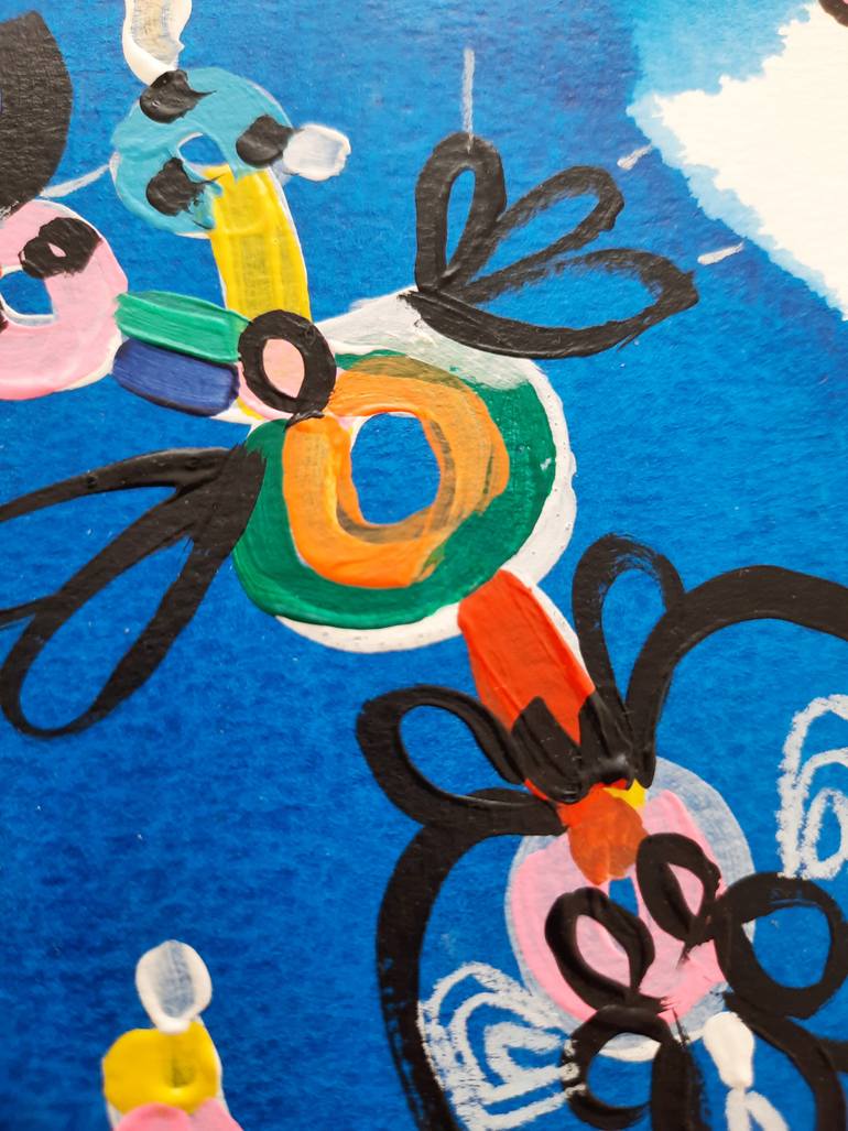 Original Abstract Expressionism Abstract Painting by Juan Baeza