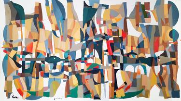 Original Cubism Abstract Paintings by Juan Baeza