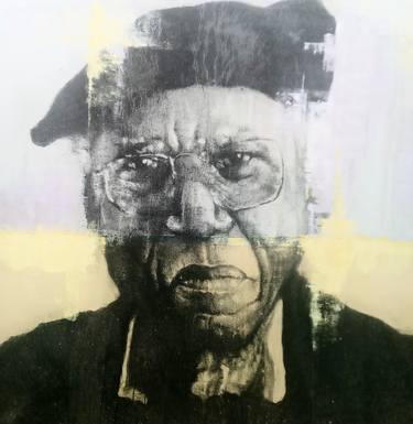 Print of Expressionism Portrait Mixed Media by adebesin adedamola