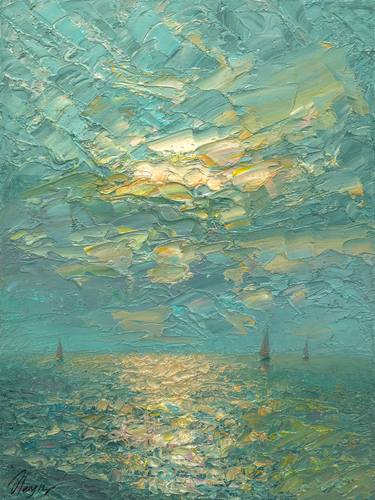 Original Seascape Paintings by Dmitry Oleyn