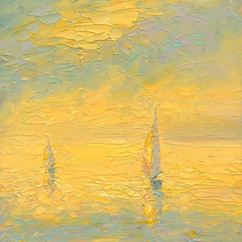 Original Impressionism Seascape Painting by Dmitry Oleyn