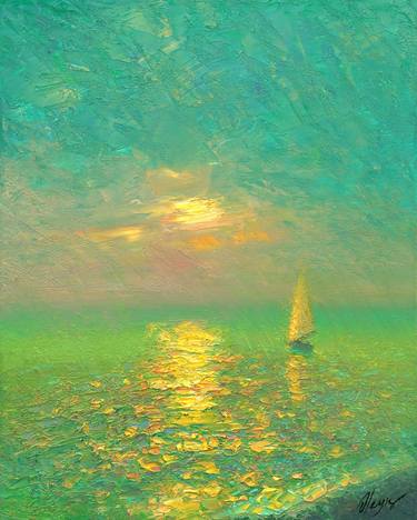 Original Impressionism Seascape Paintings by Dmitry Oleyn