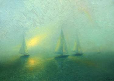 Original Impressionism Seascape Paintings by Dmitry Oleyn