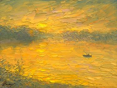 Original Impressionism Seascape Paintings by Dmitry Oleyn