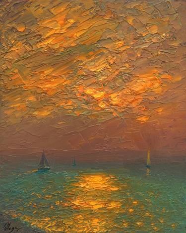 Original Seascape Paintings by Dmitry Oleyn