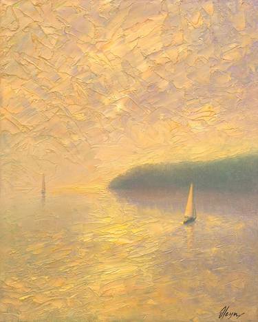 Original Impressionism Seascape Paintings by Dmitry Oleyn