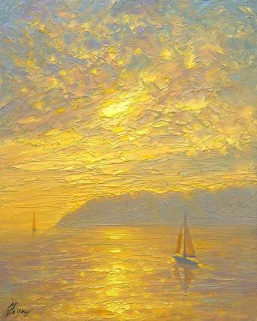 Original Impressionism Seascape Paintings by Dmitry Oleyn