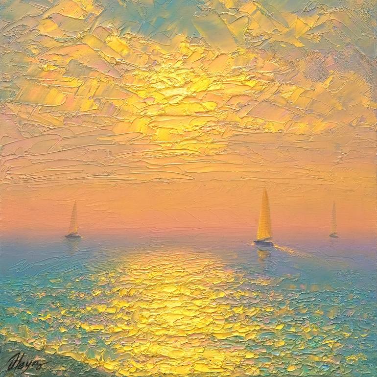 Original Seascape Painting by Dmitry Oleyn