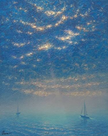 Original Impressionism Seascape Paintings by Dmitry Oleyn