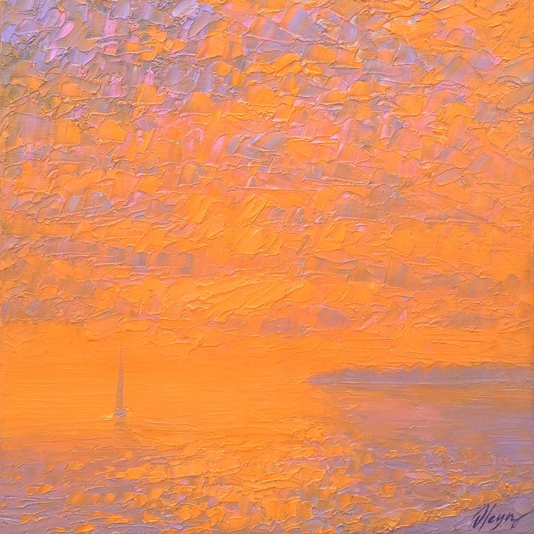 Original Impressionism Seascape Painting by Dmitry Oleyn