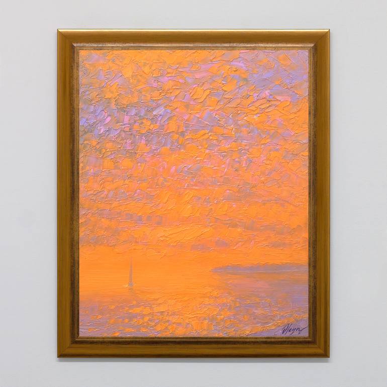 Original Impressionism Seascape Painting by Dmitry Oleyn