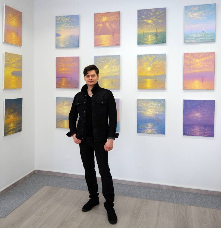 Original Impressionism Seascape Painting by Dmitry Oleyn