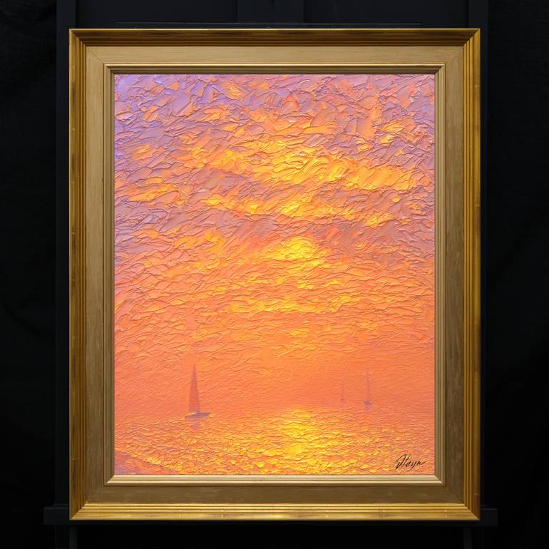 Original Impressionism Seascape Painting by Dmitry Oleyn