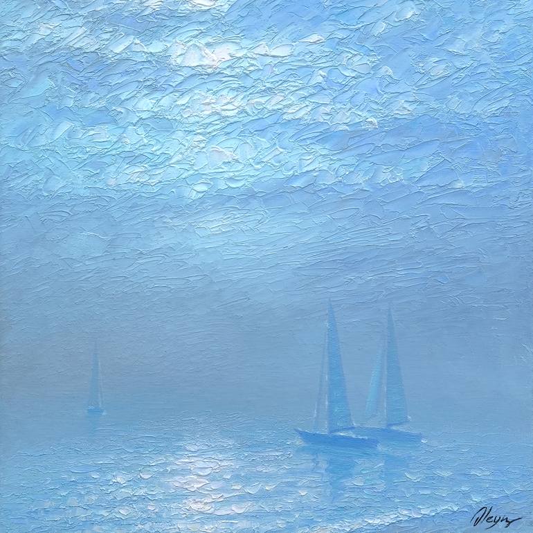 Original Impressionism Seascape Painting by Dmitry Oleyn