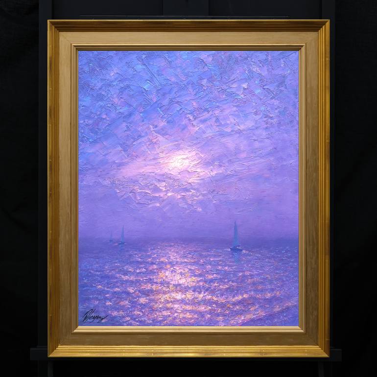 Original Impressionism Seascape Painting by Dmitry Oleyn