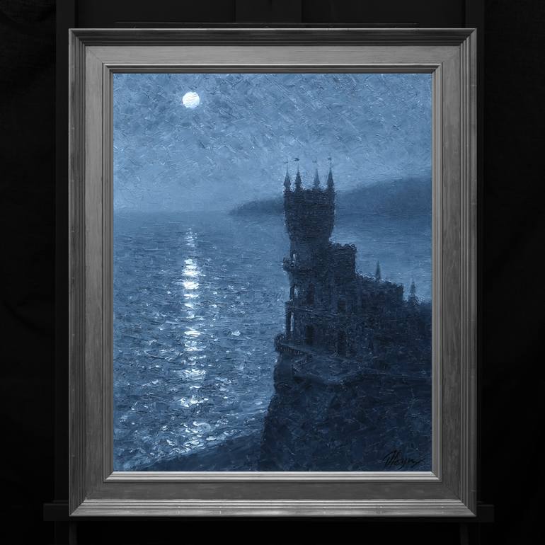 Original Impressionism Seascape Painting by Dmitry Oleyn