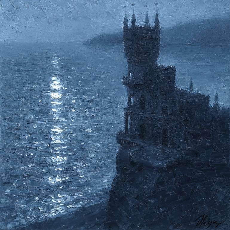 Original Impressionism Seascape Painting by Dmitry Oleyn