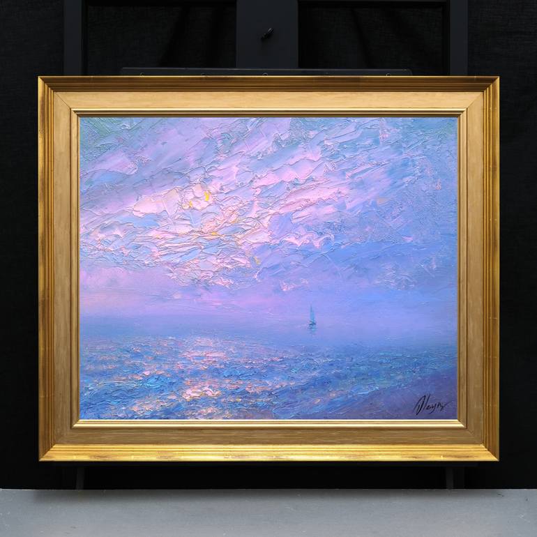 Original Impressionism Seascape Painting by Dmitry Oleyn