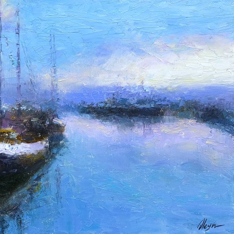 Original Impressionism Seascape Painting by Dmitry Oleyn