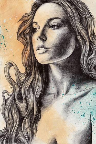 Print of Fine Art Portrait Drawings by Marco Paludet