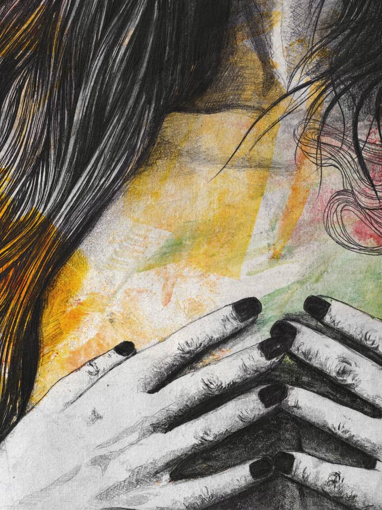 Original Figurative Erotic Drawing by Marco Paludet