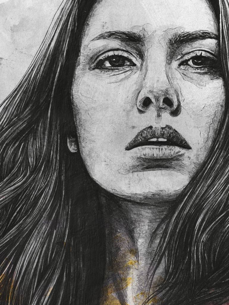 Original Figurative Erotic Drawing by Marco Paludet