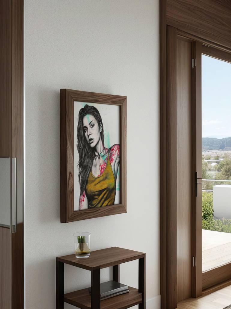 Original Figurative Women Drawing by Marco Paludet