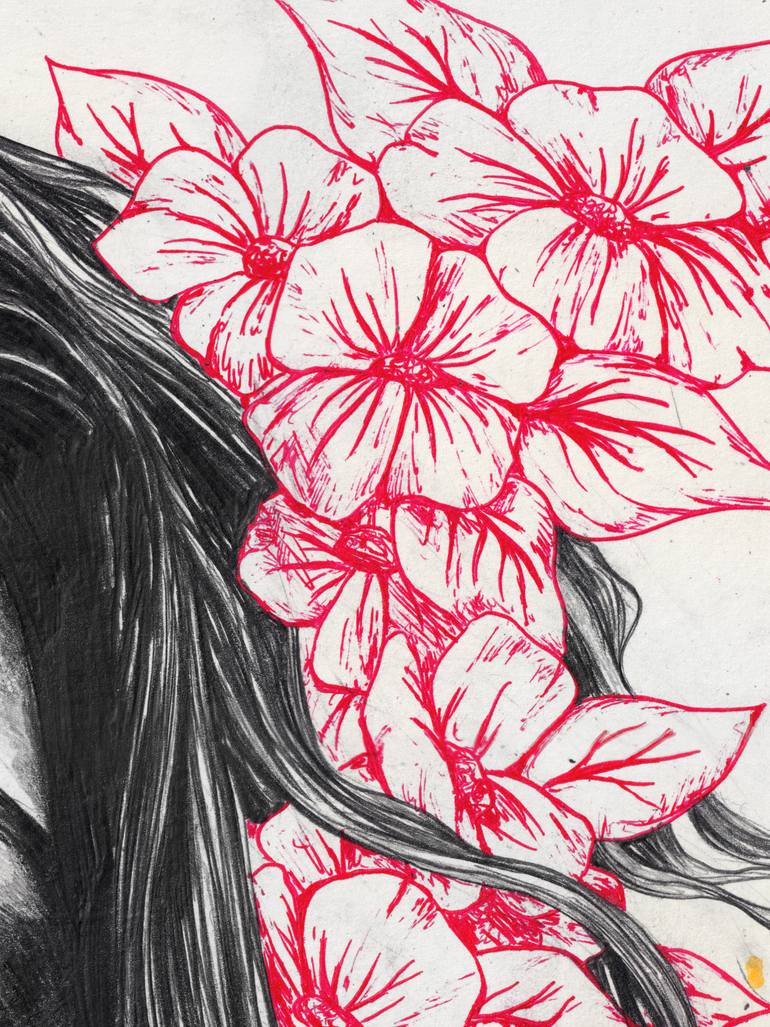 Original Figurative Women Drawing by Marco Paludet