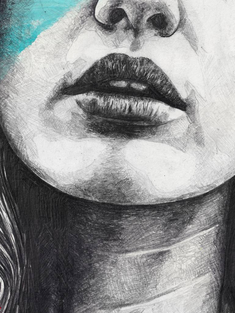 Original Figurative Women Drawing by Marco Paludet