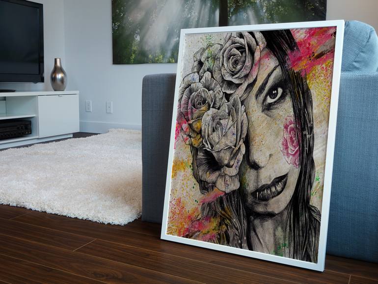 Original Figurative Women Drawing by Marco Paludet